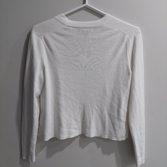 Banana Republic white open-front cardigan, Size XS - Picture 3 of 4